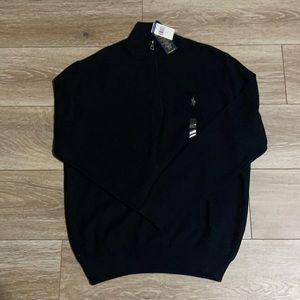 Brand New Polo Ralph Lauren Quarter Zip Sweater Size Large